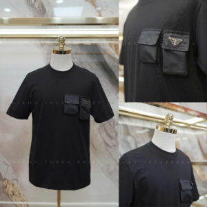 Áo Phông Nam Prada Logo Cotton T-Shirts (P-76)