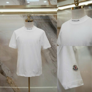 Áo Phông Nam Moncler With Logo Cotton T-Shirts (P-92)