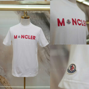 Áo Phông Nam Moncler With Logo Cotton T-Shirts (P-100)