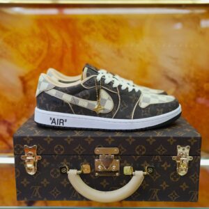 Giày Thể Thao Nam Nike Air Jordan 1 Low Louis Vuitton (LVT-35)