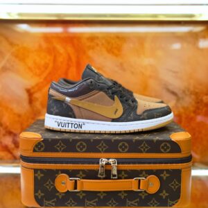 Giày Thể Thao Nam Nike Air Jordan 1 Low Louis Vuitton(LVT-37)