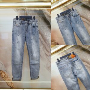 Quần Jean Nam Likeauth Louis Vuitton LV (QJD-77)