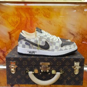 Giày Thể Thao Nam Nike Air Jordan 1 Low Louis Vuitton (LVT-34)