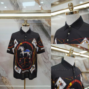 Áo Polo Nam Hermès Logo Shirt (PL-47)
