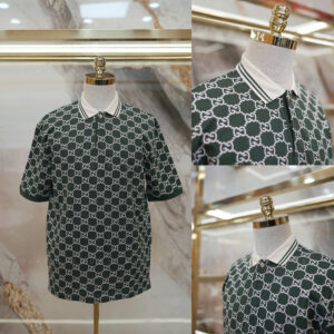 Áo Polo Nam Gucci Monogrammed Cotton Logo Shirt (PL-66)