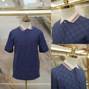 Áo Polo Nam Gucci Monogrammed Cotton Logo Shirt (PL-73)
