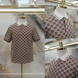Áo Polo Nam Gucci Monogrammed Cotton Logo Shirt (PL-78)